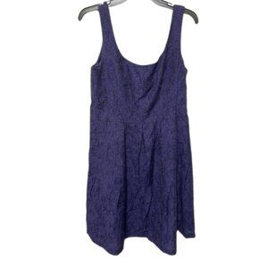 Nine‎ West Purple Pleated Mini Dress